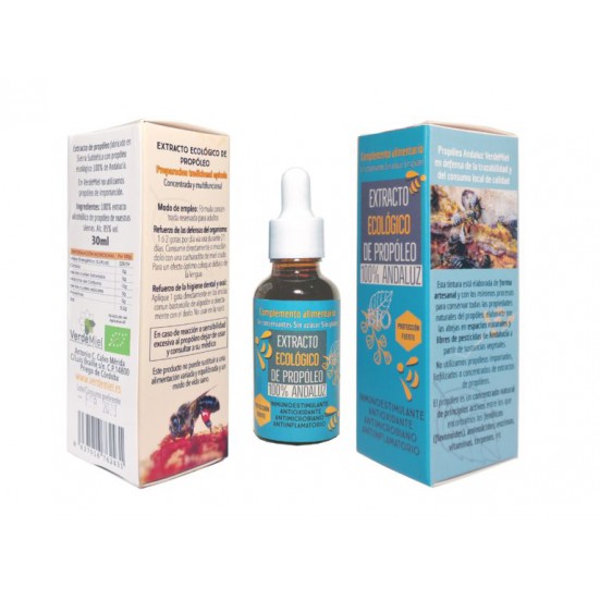 Andalusian organic propolis (Tincture)