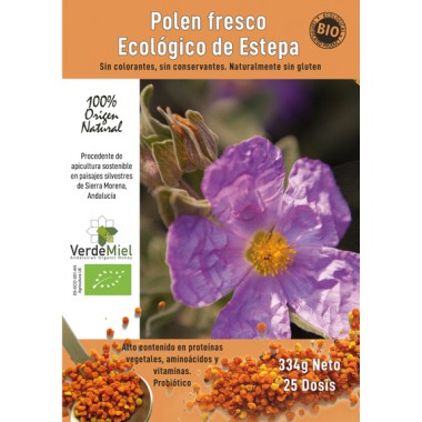 Polen fresco Ecológico de Flores Silvestres