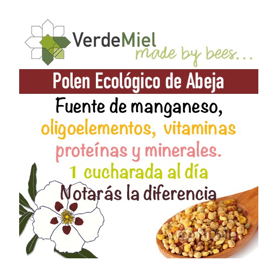 VerdeMiel Fresh Organic Bee Pollen