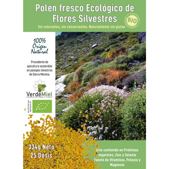 Polen fresco Ecológico de Abeja